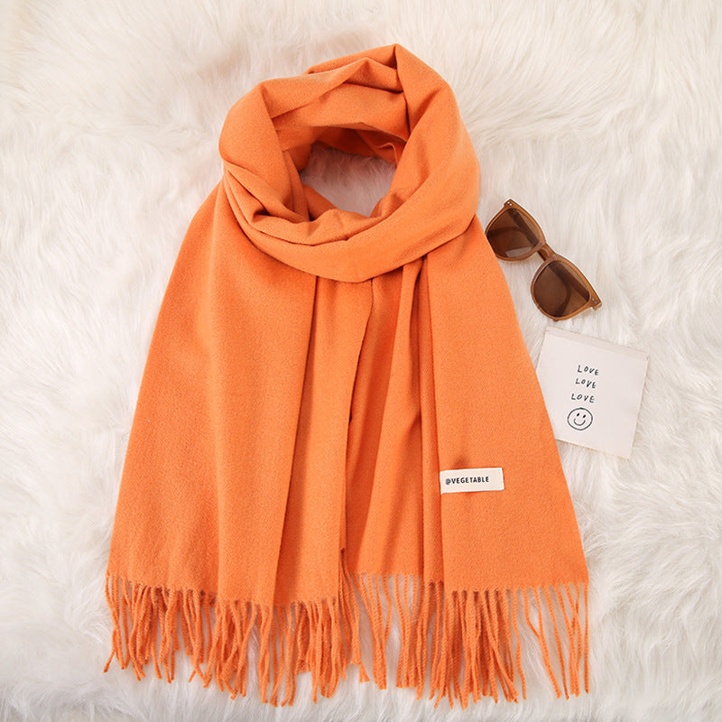 Tassel Double-Sided Scarf