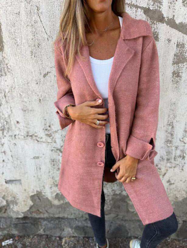 Single Breasted Cardigan With Pockets