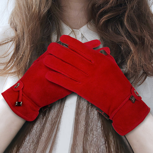 Leather Touch Screen Gloves