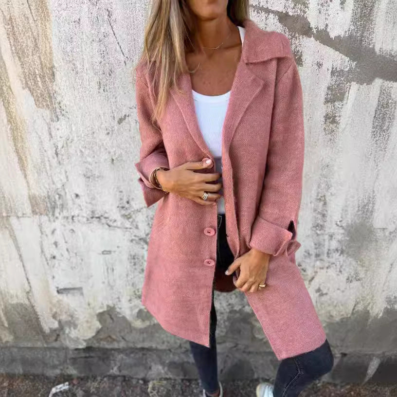 Single Breasted Cardigan With Pockets