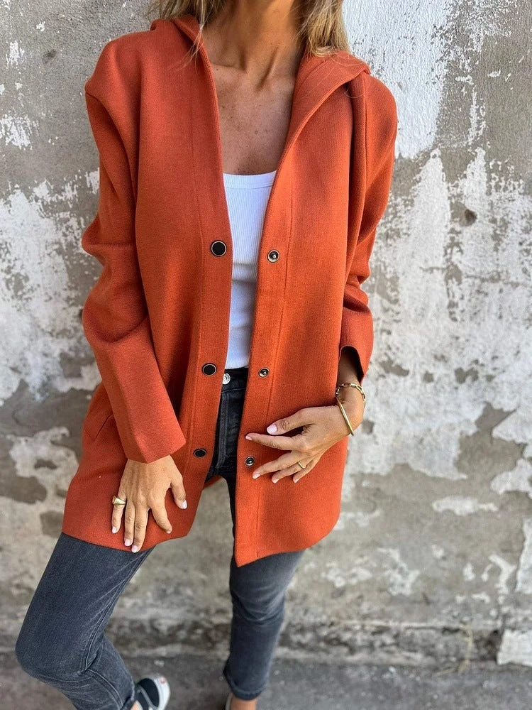 Casual Hooded Cardigan