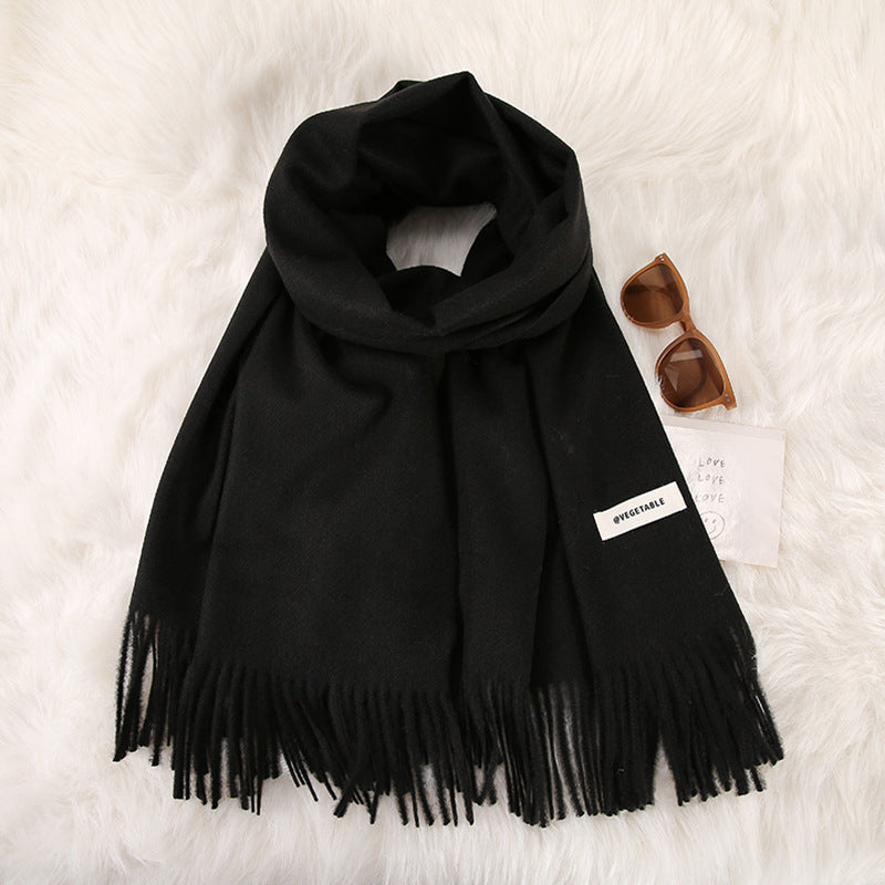 Tassel Double-Sided Scarf