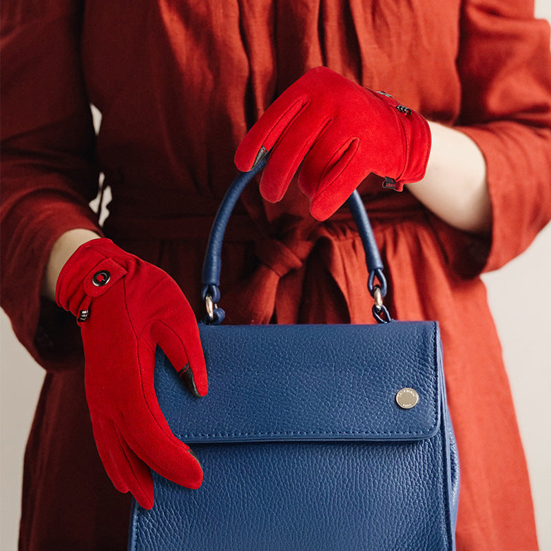 Leather Touch Screen Gloves