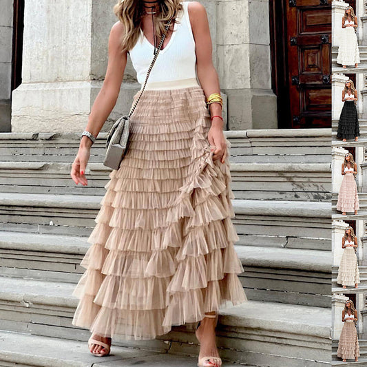 Layered Ruffle Skirt