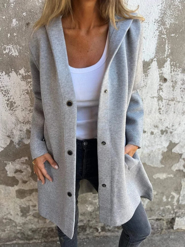 Casual Hooded Cardigan