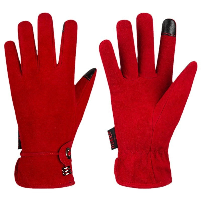 Leather Touch Screen Gloves