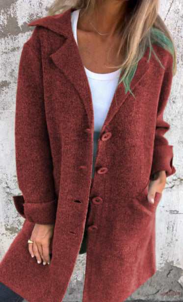 Single Breasted Cardigan With Pockets