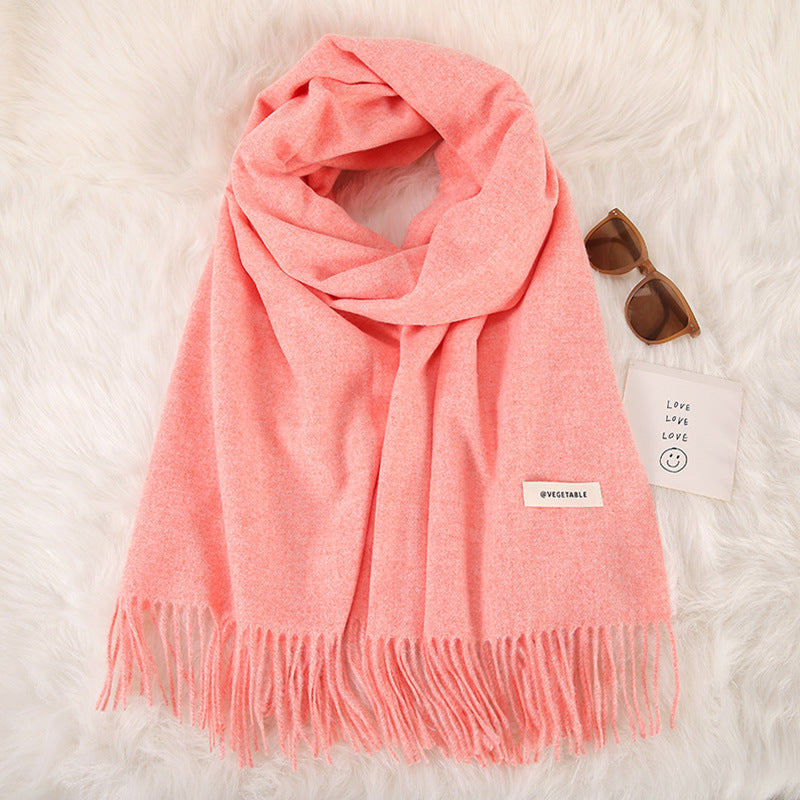 Tassel Double-Sided Scarf