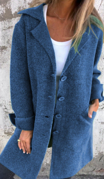 Single Breasted Cardigan With Pockets